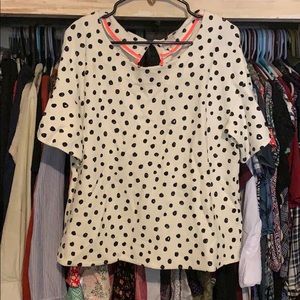 Butterfly sleeve top from Anthropologie.